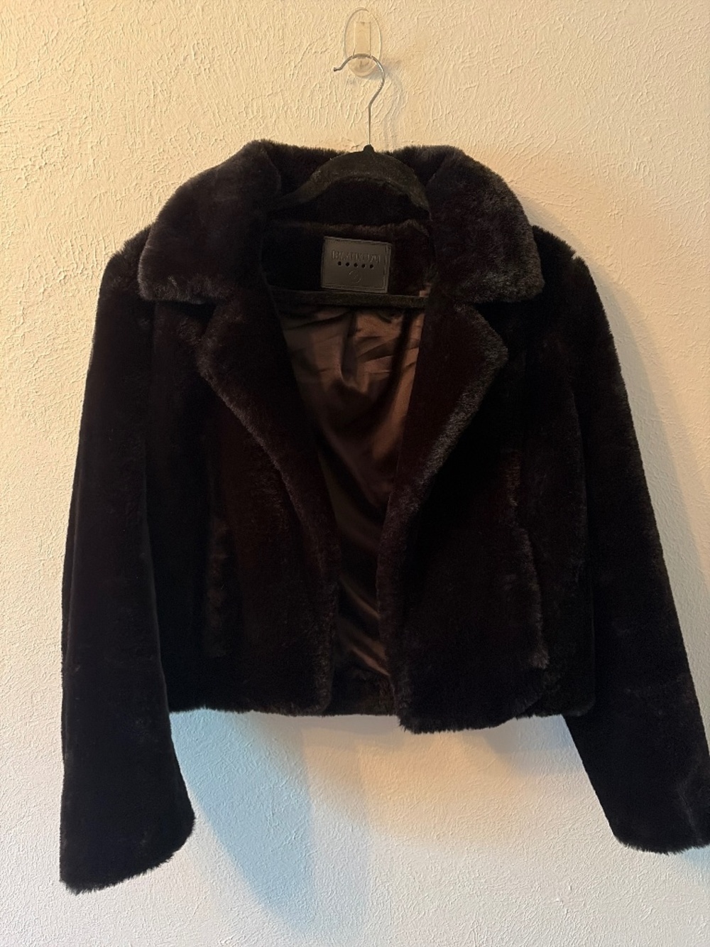 Blank NYC faux fur jacket